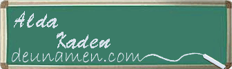 Alda Kaden Visitenkarte